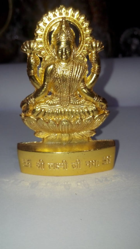 Lakshmi Brass Statue Small - 400gms